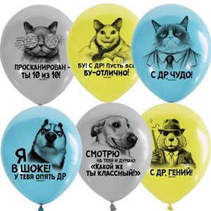 Воздушные шары рис. Мемы СДР для пацанов 15шт