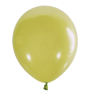 Латексный воздушный шар M 9"/23см Декоратор APPLE GREEN 999 100шт
