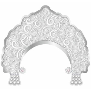 Кокошник Серебристый