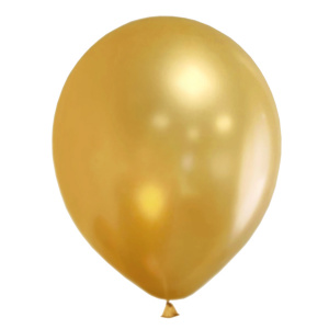 Латексный воздушный шар M 5"/13см Металлик GOLD 025 100шт