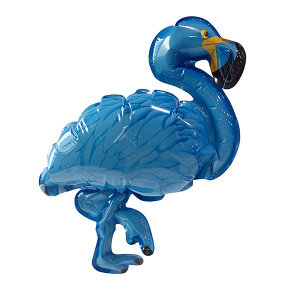 Шар самодув фигура Фламинго BLUE 20 см