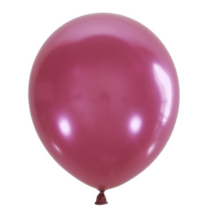 Латексный воздушный шар M 14"/35см Премиум Металлик PINK 027 50шт