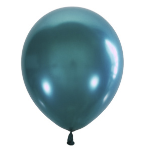 Латексный воздушный шар M 9"/23см Металлик GREEN TEAL 029 100шт