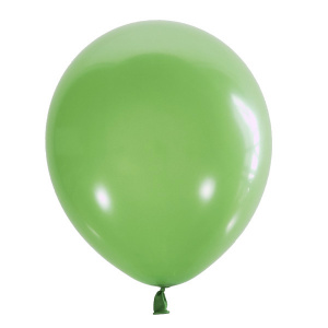Латексный воздушный шар M 9"/23см Декоратор LIME GREEN 065 100шт