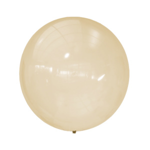 Латексный воздушный шар M 24"/61см Кристалл Bubble ORANGE 247 1шт