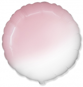 Круг градиент PINK 18"/45 см фольгированный шар