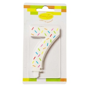 Свеча Цифра Искры 7