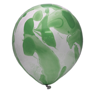 Латексный воздушный шар M 12"/30см Многоцветный Green 25шт