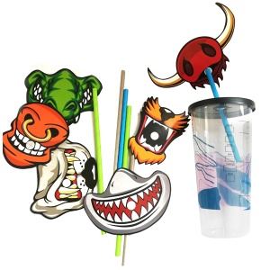 Трубочки Animal Smile 6 шт