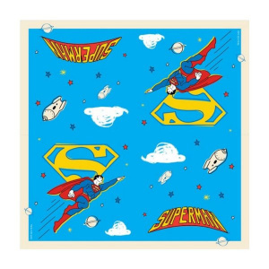 Салфетки Супермен желтый лого 33см X 33см 20шт