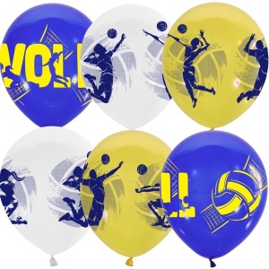 Воздушные шары рис. Волейбол 10 шт