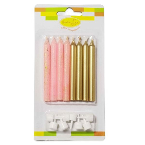  Pink   & Gold 8   8
