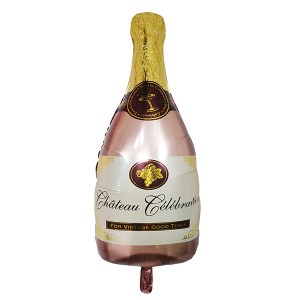 Фигура бутылка Шампанское Pink 49см х 98см