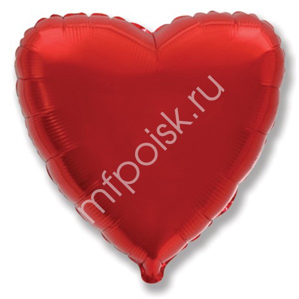 воздушные шары, шары из фольги, FM Мини Сердце RED 9"/23см