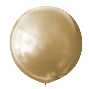 Латексный воздушный шар M 30"/76см Металлик GOLD 025 1шт