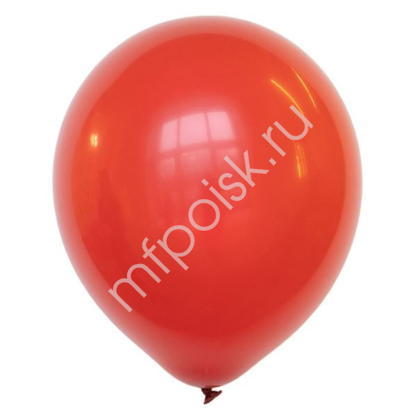 Латексный воздушный шар M 9"/23см Декоратор CHERRY RED 058 100шт