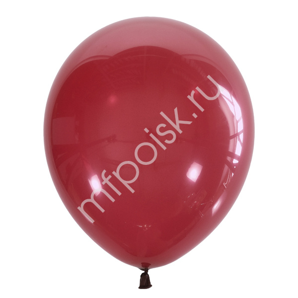 Латексный воздушный шар M 9"/23см Декоратор BURGUNDY 046 100шт