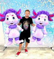 Лунтик и открытка от Анатолия Шевченко