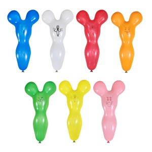 воздушные шары, фигурные шары латексные, M R-30F Фигура с рис средняя мышь 100шт