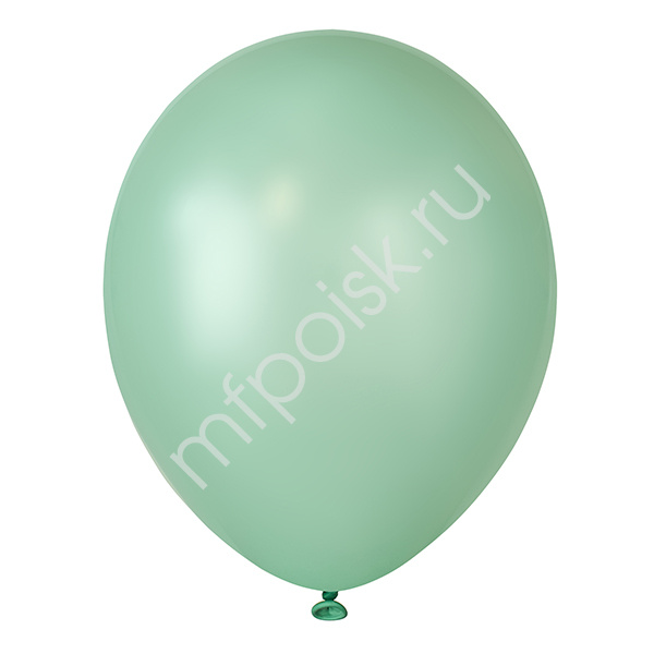 Латексный воздушный шар M 9"/23см Декоратор MINT GREEN 068 100шт