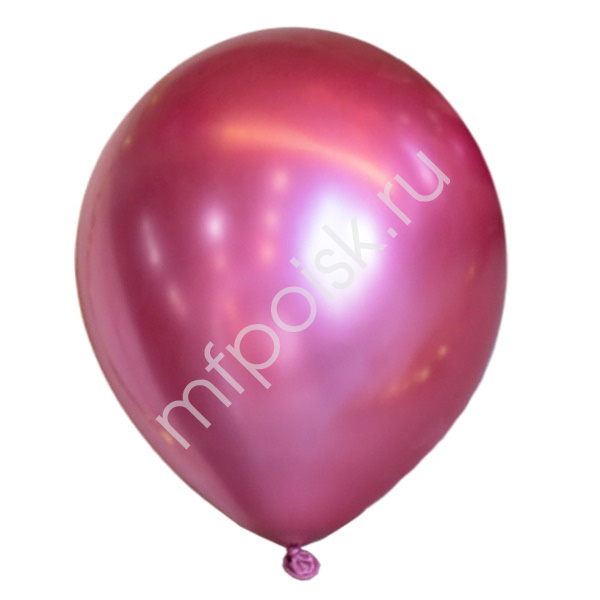 Латексный воздушный шар M 11"/28см Хром PLATINUM Pink 25шт