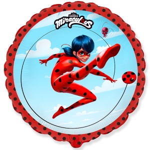 Круг "Леди Баг в прыжке"