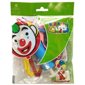 воздушные шары, M Упаковка с хедером Х-05 270 Пастель для моделирования с насосом и инструкцией 8шт