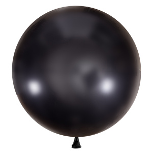 Латексный воздушный шар M 36"/91см Декоратор BLACK 048 1шт