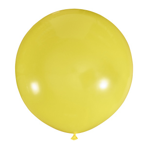 Латексный воздушный шар M 24"/61см Пастель YELLOW 001 1шт