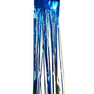 Дождик серебристо-синий 1,5 м