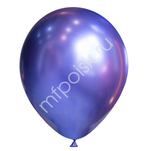Латексный воздушный шар M 11"/28см Хром PLATINUM Violet 25шт