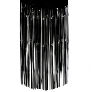 Занавес Дождик черный 1м х 2м