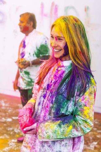 Пневмохлопушки с красками ХОЛИ