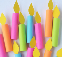 Новые свечи для праздничного торта