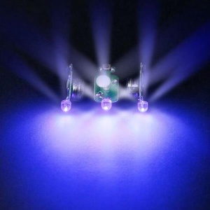 Светодиод 3d синий 10 шт