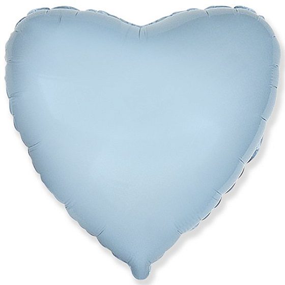FM Сердце Пастель LIGHT BLUE 18"/45см/20