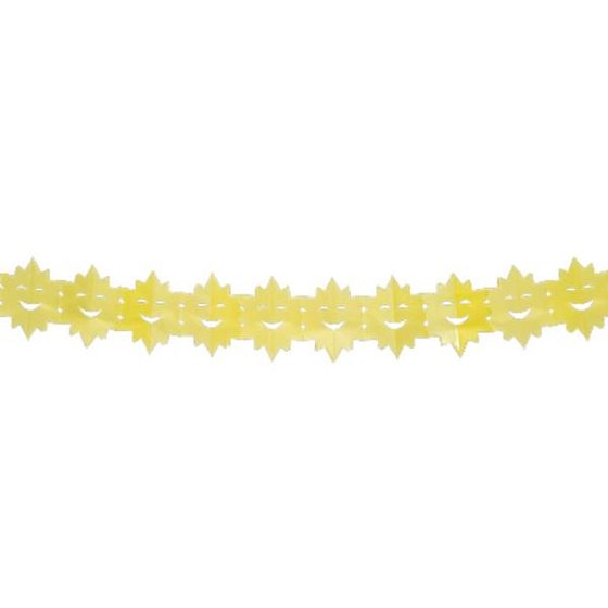 товары для праздника, бумажные гирлянды, Q Бум укр Гирлянда желтая Солнышко 16х20см 4м SA9330
