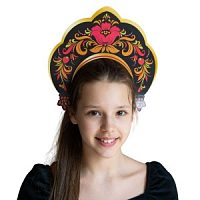 Кокошник Хохлома 269мм