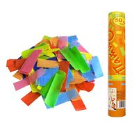 Пневмохлопушка в пластиковой тубе бумажное конфетти 30см