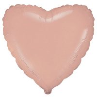 Сердце Пастель Light Orange 18"/45см