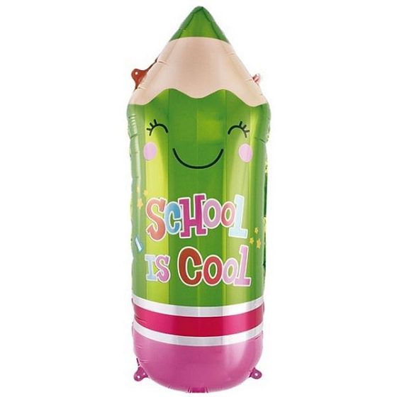 Y Фигура Карандаш школьный, зеленый 29"/74см