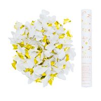 Пневмохлопушка Бабочки, бумага /фольга 30см