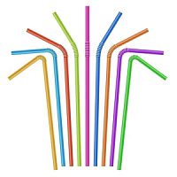 Трубочки для коктейля ассорти 50 шт