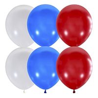 Воздушный шар 12"/30см Пастель Триколор 30шт