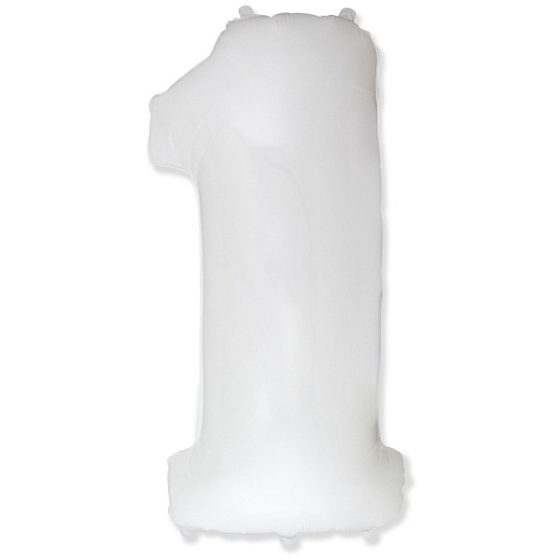 FM Фигура Цифра 1 White 40"/102см