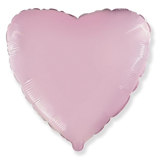 FM Ультра Сердце Пастель PINK 30"/76см