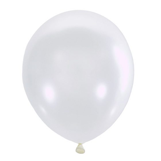 воздушные шары, M 5"/13см Перламутр WHITE 072 100шт