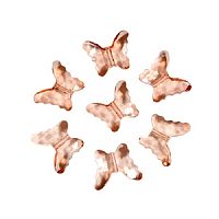 Декоративные бусины Бабочки шампань 2,3см х 1,8см 20 шт