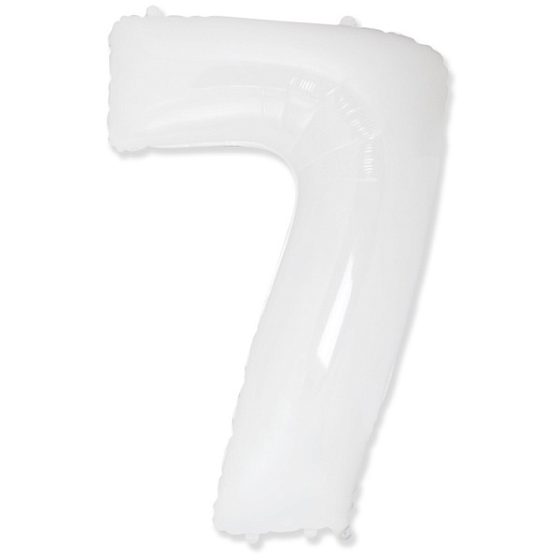 FM Фигура Цифра 7 White 40"/102см