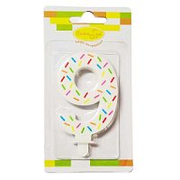 Свеча Цифра 7,5см Искры 9